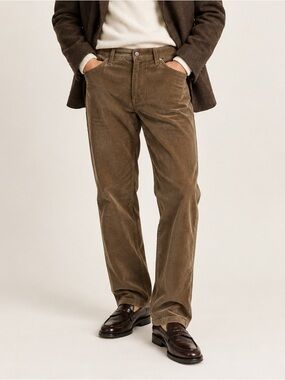 Quince Men’s Brown Corduroy Pants 35x32 Organic Cotton